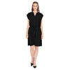 lily morgan Women's Shirt Dress with Tie Front