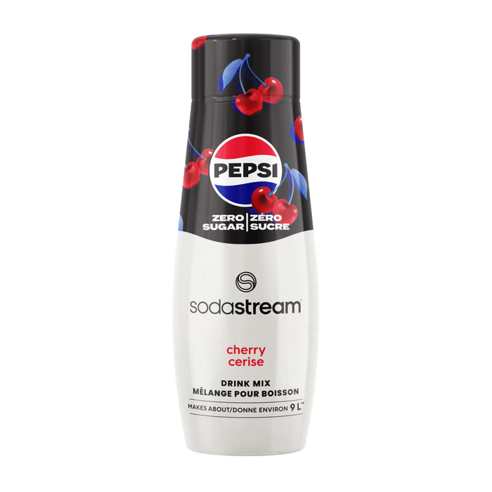 Mélange pour boisson SodaStream saveur cola aux cerises Pepsi sans sucre, 440 ml