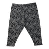 Legging capri étroit recouvert de motifs taille plus lily morgan pour femmes