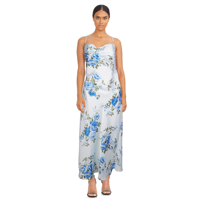 lily morgan Women's Satin Slip-On Dress