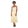 Robe midi à bordure en dentelle et ruban lily morgan pour femmes