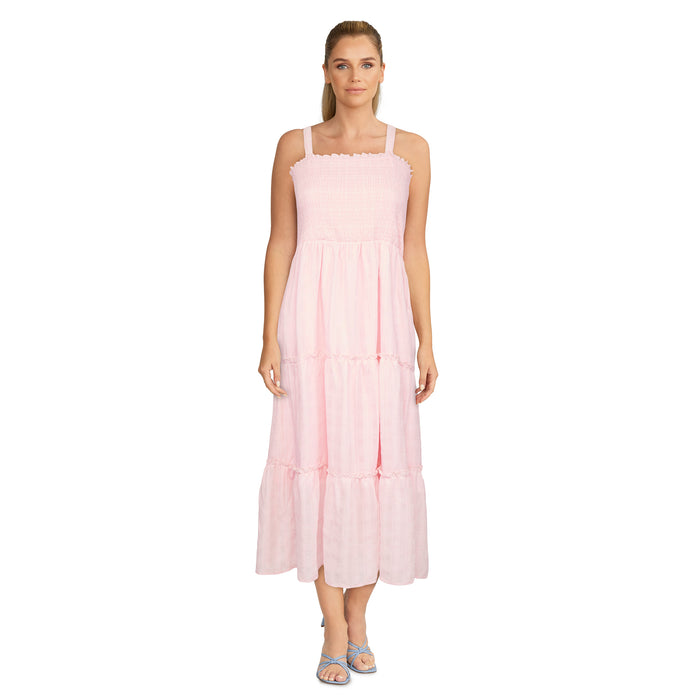 Robe étagée à smocks lily morgan pour femmes