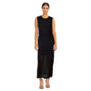 lily morgan Women's Ruched Lace Maxi Dress