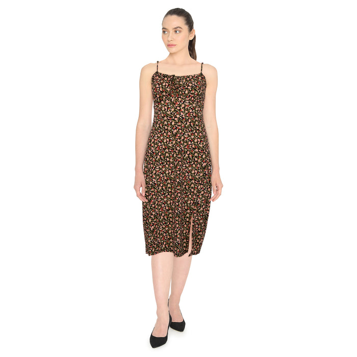 lily morgan Women's Ditsy Floral Midi Dress