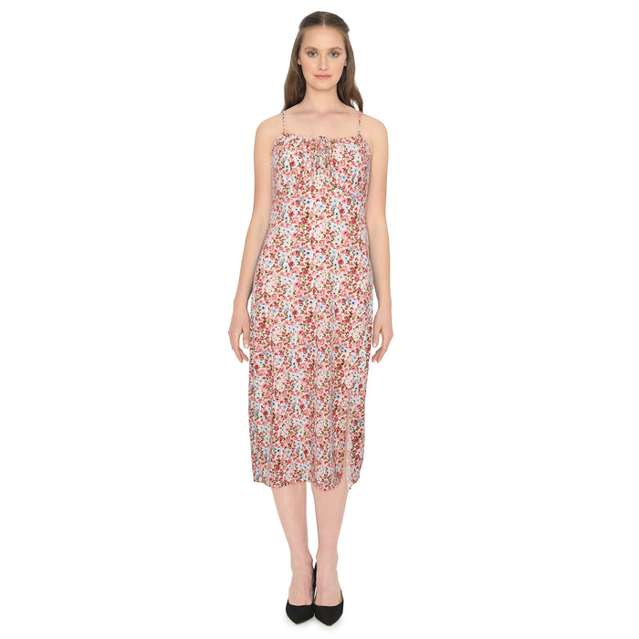 Robe midi à motif de petites fleurs lily morgan pour femmes
