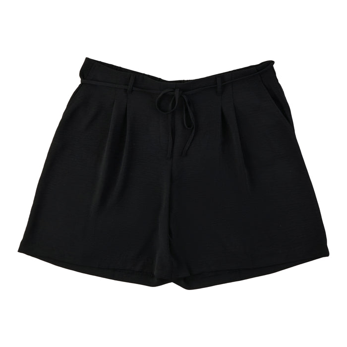 lily morgan Women's Plus Belted Airflow Shorts