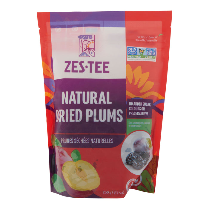Zestee Natural Dried Plums, 250-g