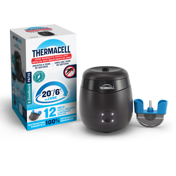 Thermacell E-ZoneGuard Patio Rechargeable Mosquito Repeller with 12-Hour Refill