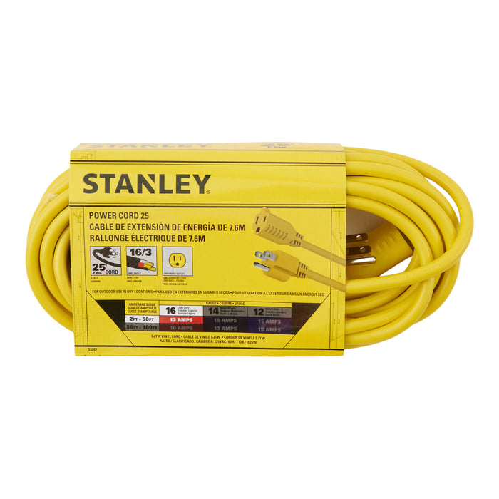 Cordon d’alimentation Stanley, 25 pi