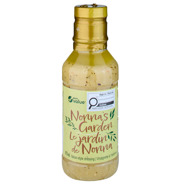 Vinaigrette italienne Nonna's Garden Giant Value, 473 ml