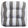 Coussin de terrasse à rayures, 19 po x 19 po x 5 po