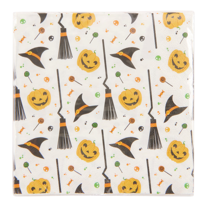Serviettes de table en papier à thématique de récolte, assortiment, 13 po x 13 po, emb. de 20