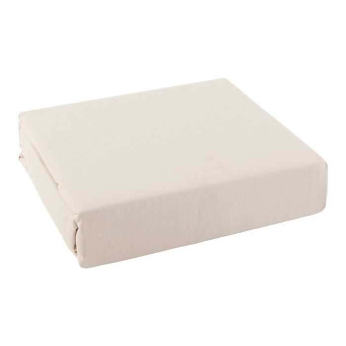 HomeStyles Cotton Rich Sheet Set, King, Beige, 4 Piece