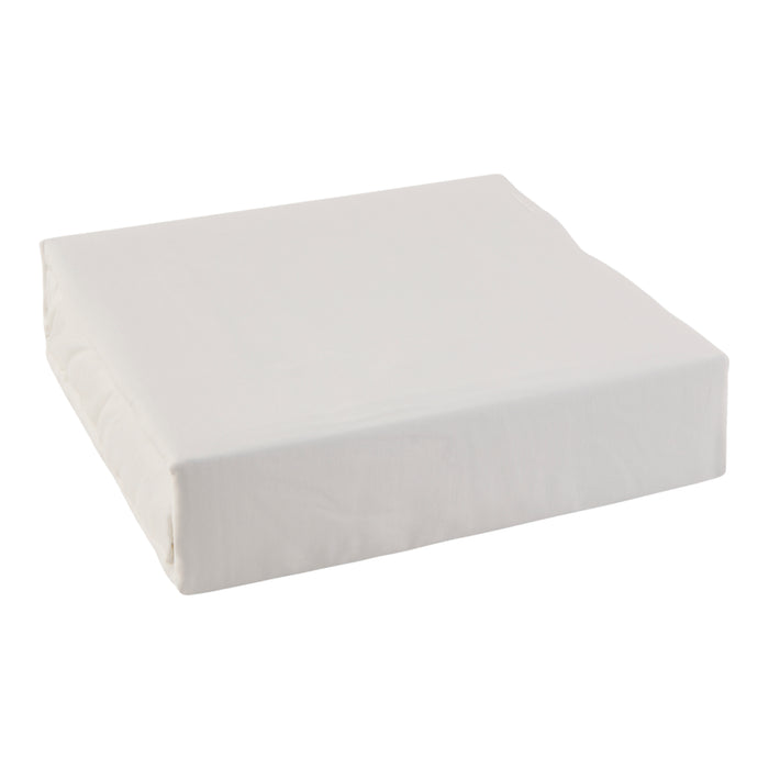 Ensemble de draps riches en coton HomeStyles, grand lit, blanc, 4 pièces