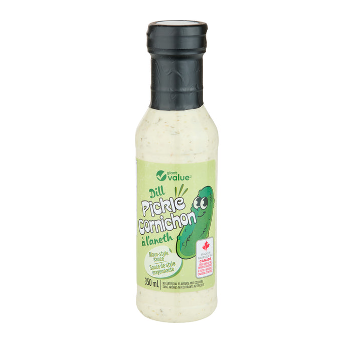 Mayonnaise aux cornichons à l'aneth Giant Value, 350 ml
