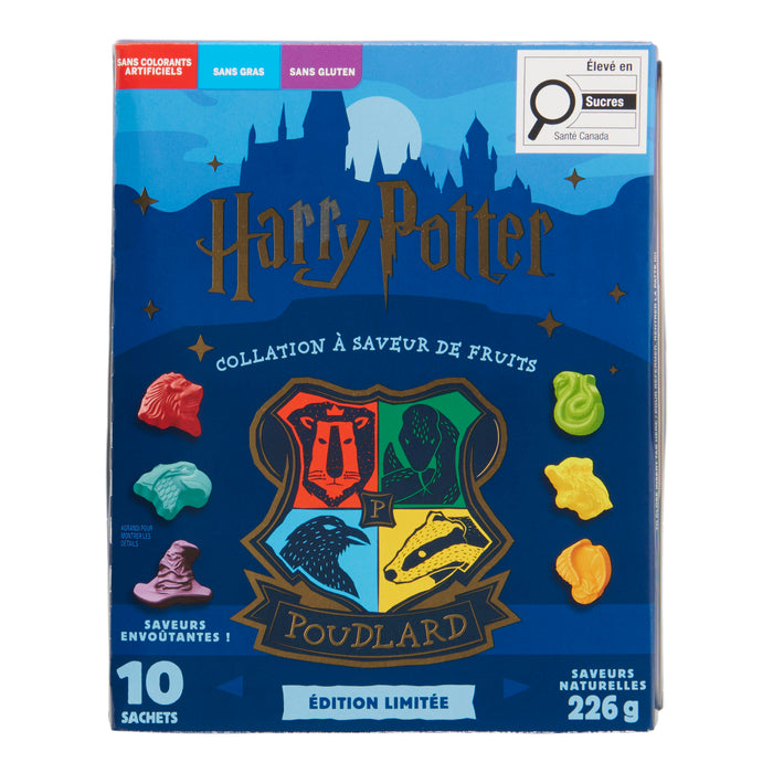 Collations aromatisées aux fruits Harry Potter, 226 g, emb. de 10