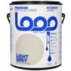 Loop Interior Latex Paint, Light Grey, 3.6-L.