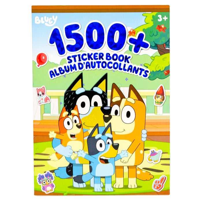Livre de 1500+ autocollants Bluey, 14,5 po x 20 po