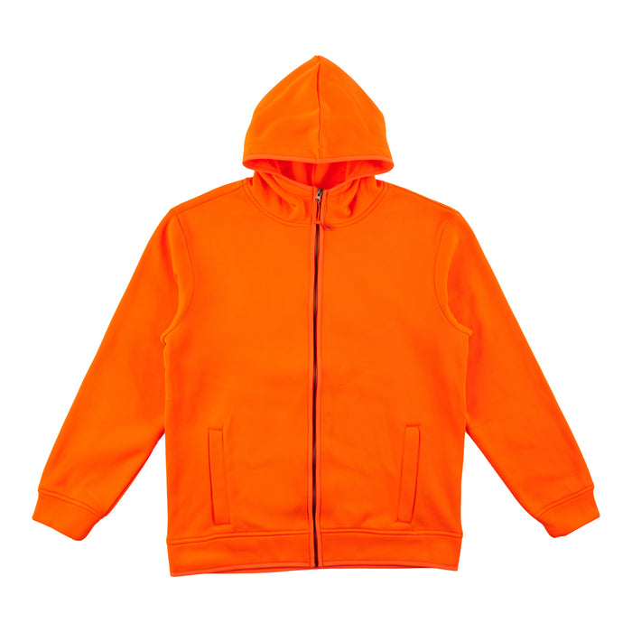 Mountain Ridge Men's Orange Zip-Up Hoodie