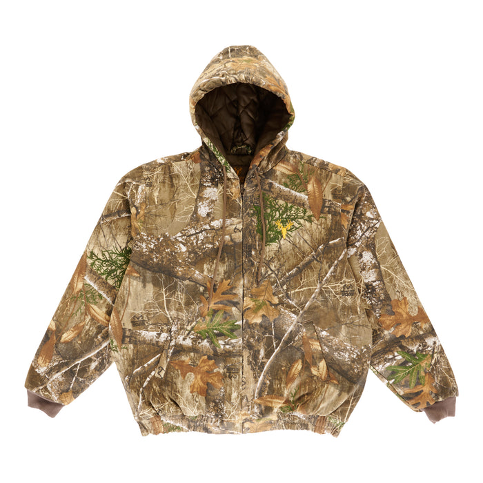 Veste de chasse isotherme à capuchon Real Tree pour hommes