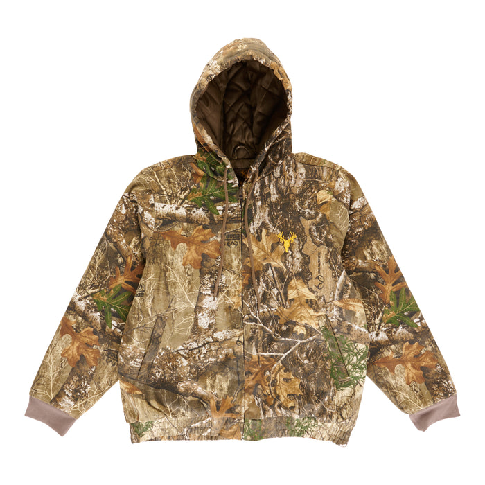 Veste de chasse isotherme à capuchon Real Tree pour femmes