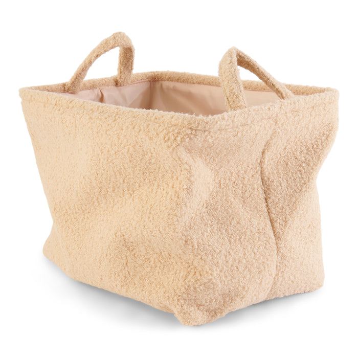 Boîte de rangement en sherpa HomeStyles – 13,8 x 9,8 x 9,8 po