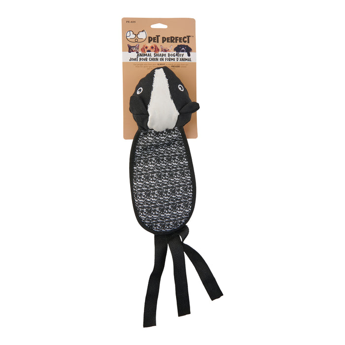 Pet Perfect Animal Flat Shape Dog Toy, 18-in, Assorted