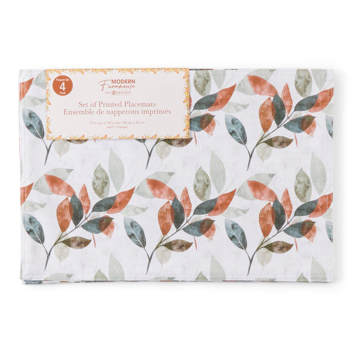 Golden Harvest Placemats, 18-in x 12-in, 4 Pack