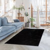 Tapis en similifourrure de lapin, 4 pi x 6 pi
