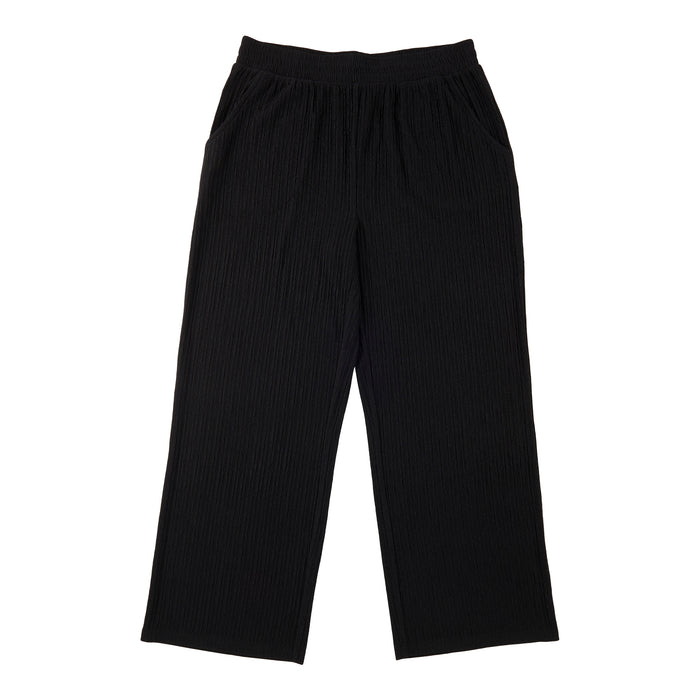 Pantalon plissé à jambes larges Classic Editions pour femmes