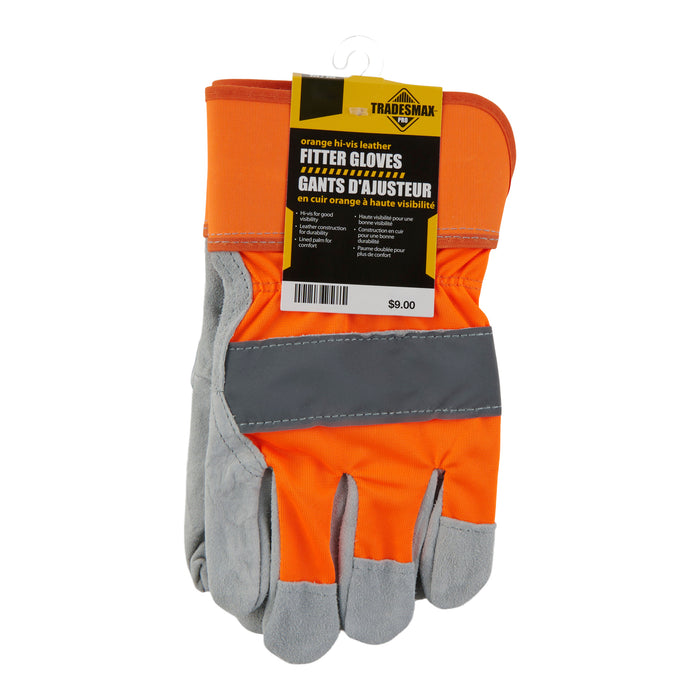 Gants de travail robustes haute visibilité Tradesmax Pro pour hommes
