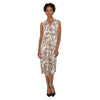 Classic Editions Women's Printed V-Neck Dress