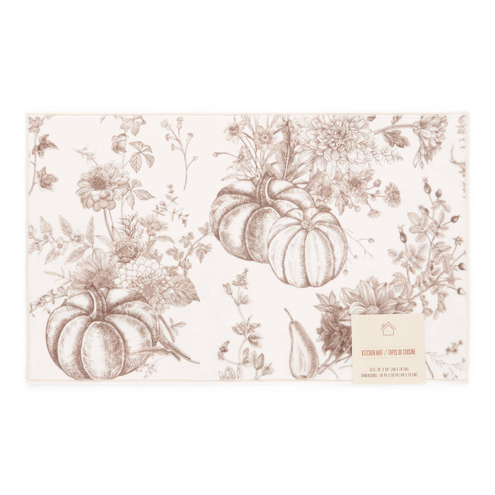 Faux Mink Kitchen Mat, 30-in x 18-in.