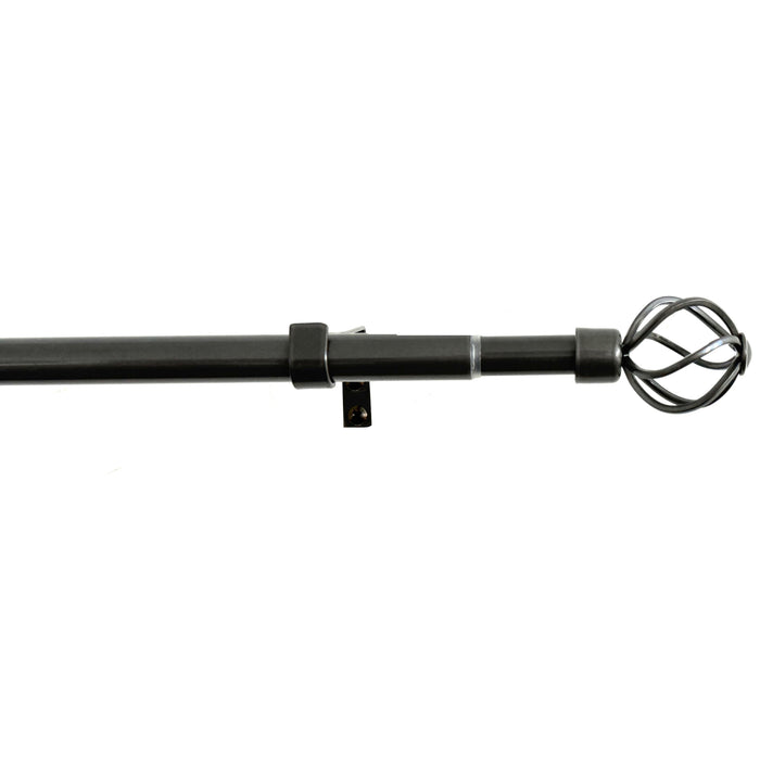 Tringle à rideaux extensible en métal HomeStyles – 48 à 86 po