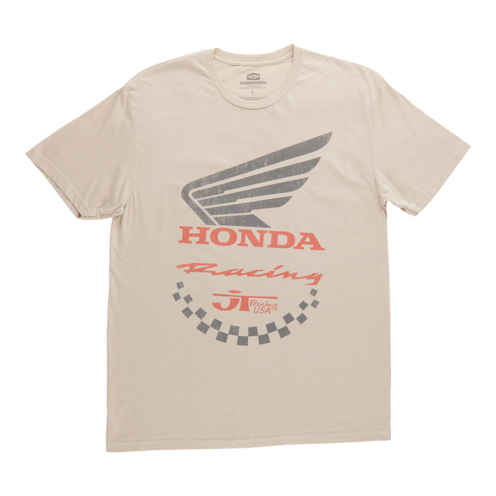 T-shirt à col rond sous licence Honda pour hommes