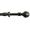 Tringle à rideaux en métal HomeStyles, 28 po à 48 po