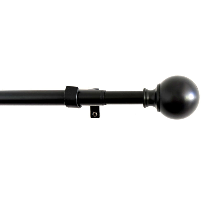 Tringle à rideaux en métal HomeStyles, 66 po à 120 po