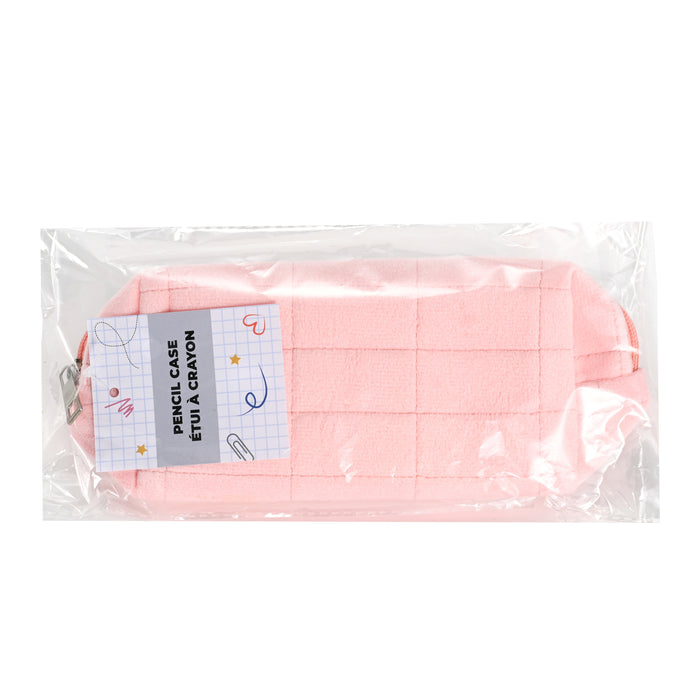 Trousse à crayons matelassée 