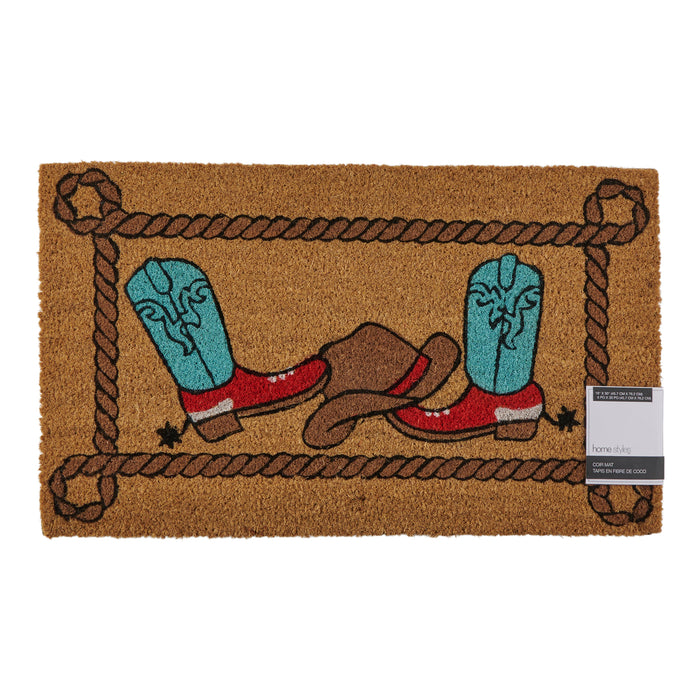Tapis western en fibre de coco HomeStyles, 18 po x 30 po
