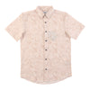 Chemise texturée boutonnée à manches courtes pour hommes