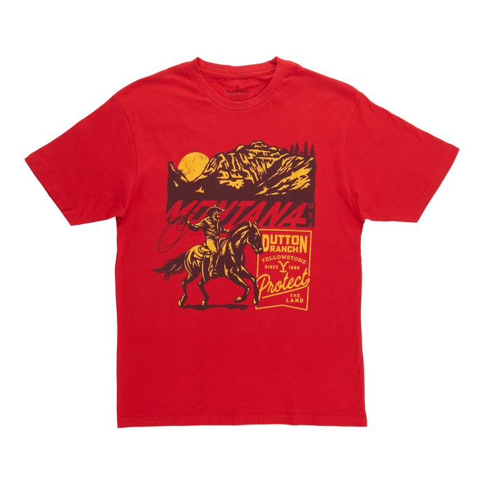 T-shirt à col rond sous licence pour hommes