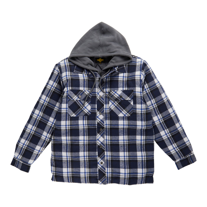 Tradesmax Pro Men's Hooded Quilted Fooler Shacket