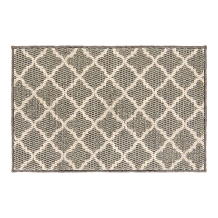 Tapis à motif quadrilobe, 20 po x 30 po