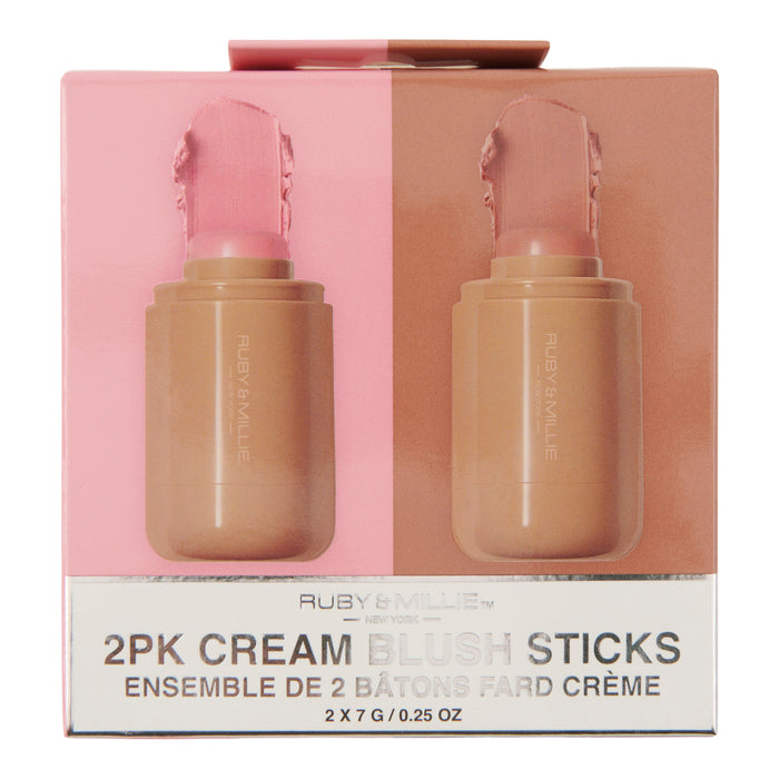 Ruby & Millie Cream Blush Sticks, 2-Pack