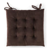 HomeStyles Velvet Chair Pad, 16-in x 16-in.