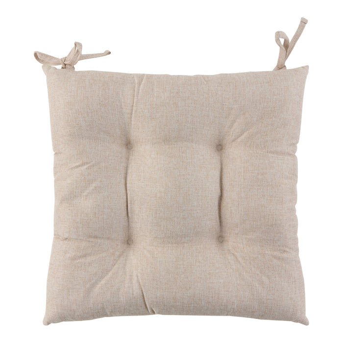 Coussin de chaise effet lin HomeStyles, 16 po x 16 po