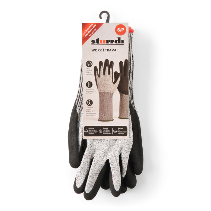 Gants de travail longs résistants aux coupures Tradesmax Pro pour hommes