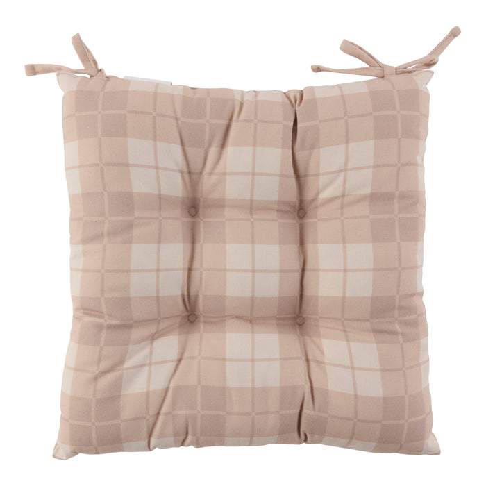 Coussin de chaise à carreaux HomeStyles, 16 po x 16 po