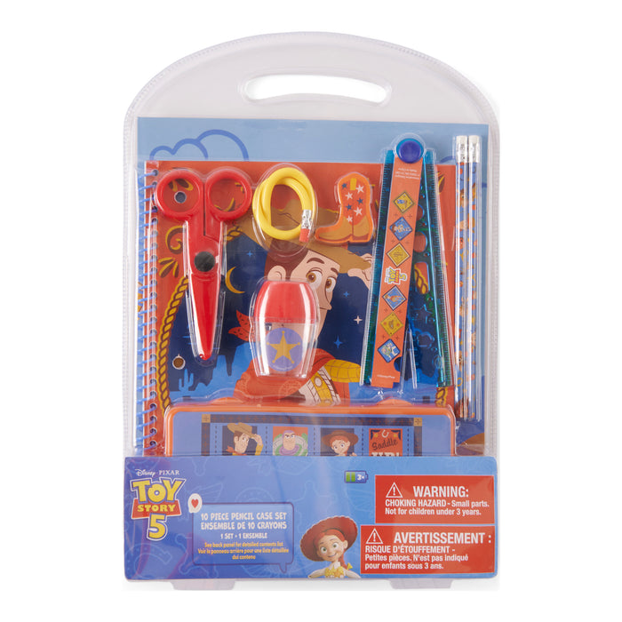 Toy Story 5 Pencil Case Set, 10 Piece