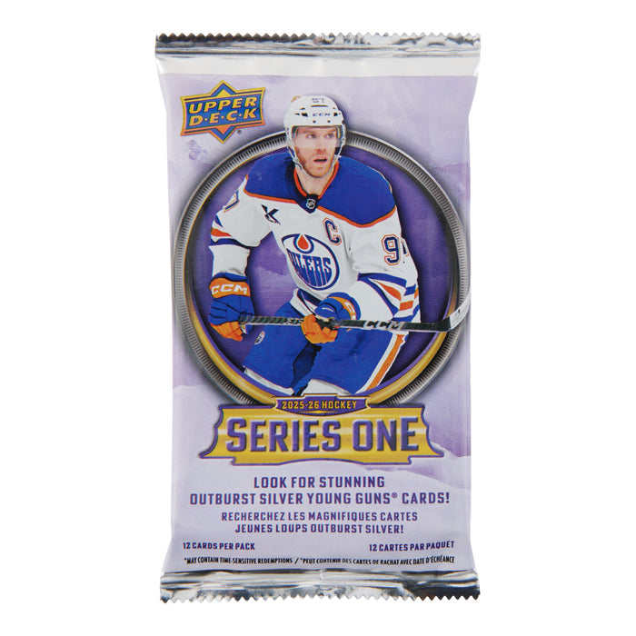 Cartes de hockey Upper Deck 2026, série 1, emb. de 12